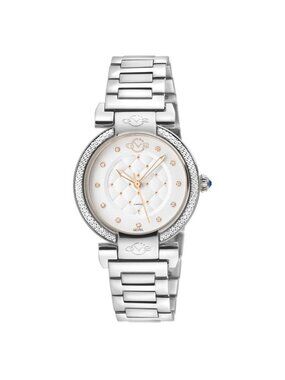 NWT Gv2 By Gevril Berletta Quartz Diamond White Dial Ladies Watch